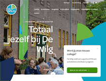 Tablet Screenshot of dewilg.nl
